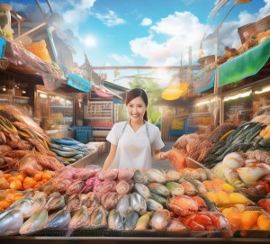 水产店，家的调味之源，健康生活的守护者